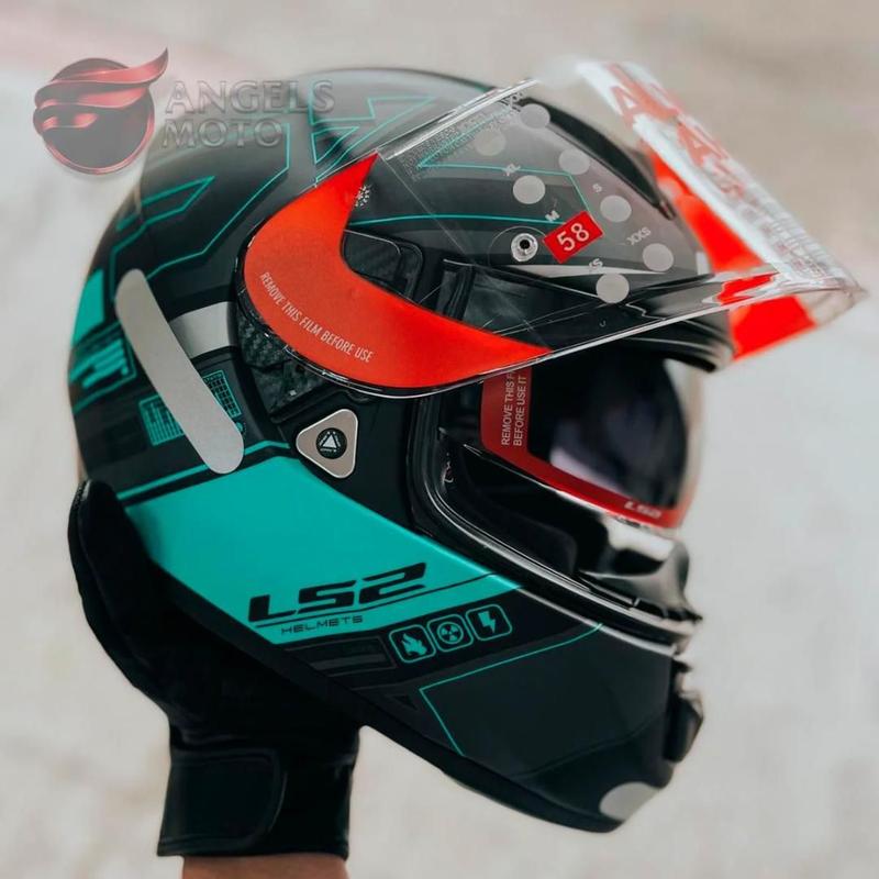 Capacete Ls2 Ff397 Vector Evo Swipe Rainbow 62 em Promoção no